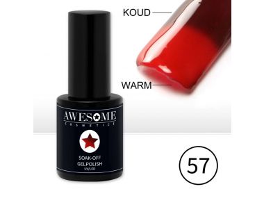 Awesome #57 Bordeaux rood naar Rood Thermo