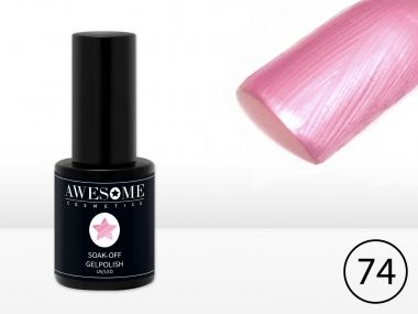 Awesome #74 Licht roze met parelmoer glans
