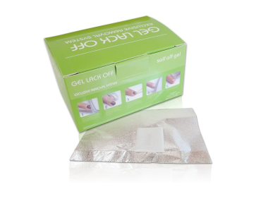 Gellak Remover Wraps 100 stuks
